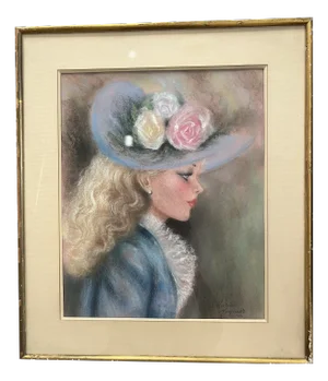 Meynier, Portrait of a Parisian, 1890s-1910s, Pastel