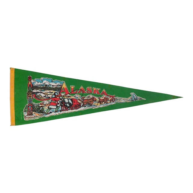 Alaska Felt Flag Pennant For Sale