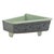 Mid-Century Japanese Studio Pottery Brutalist Ikebana Planter in Celadon Stoneware For Sale - Image 11 of 16