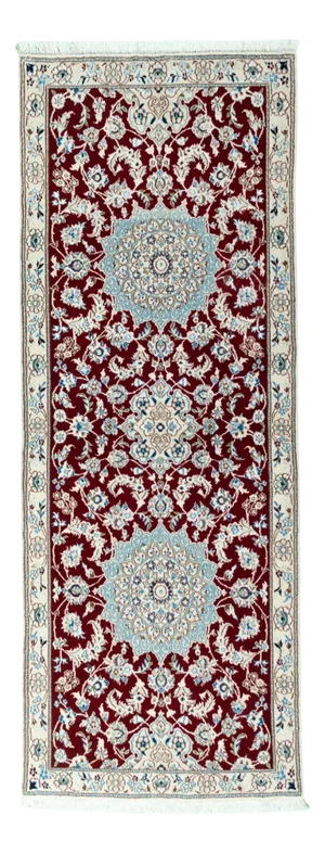 Hand-Knotted Runner Rug in Fine Wool