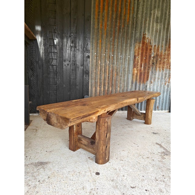 Brutalist Workbench Console, 1890s For Sale - Image 11 of 18