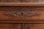Gold Large 19th Century French Buffet in Carved Fruitwood and Marble Top, 1890s For Sale - Image 8 of 13