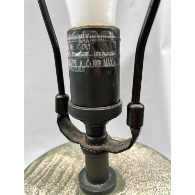 Pottery Barn Wood Lamp For Sale - Image 9 of 13