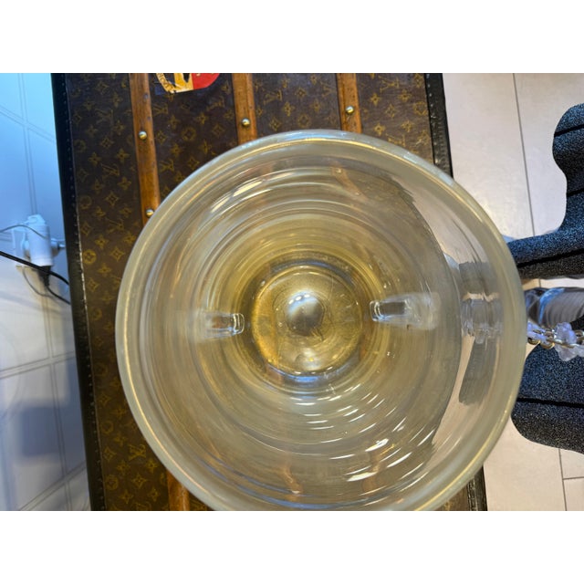 Mid-Century Modern Large Vase in Gold and Iridescent Murano Glass, 1980s For Sale - Image 3 of 16