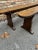 This is a pair of 19th century French farm table benches. The wood is a beautifully aged oak, very sturdy, the...