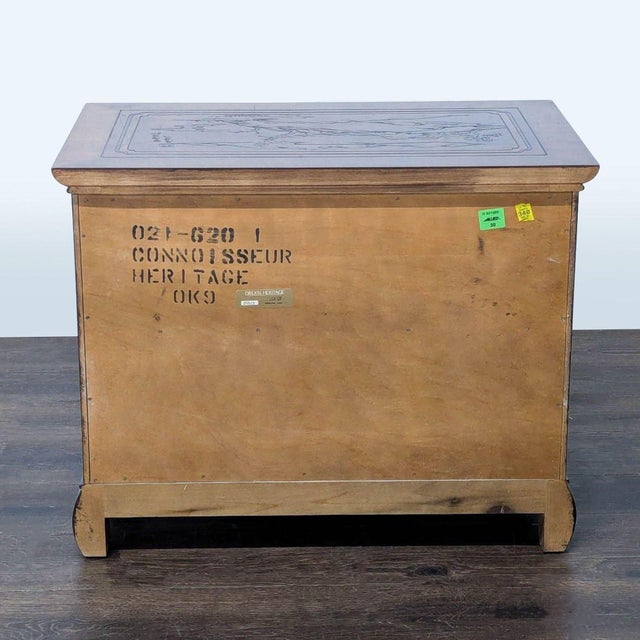 Wood Vintage Drexel Heritage Connoisseur Nightstand For Sale - Image 7 of 12