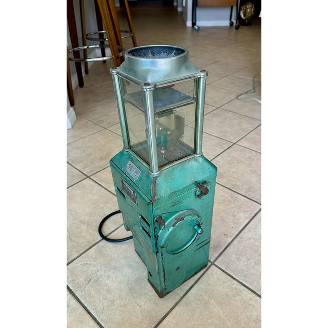 Green Antique Green Johnson Fare Box Co. Trolley Bus Fare Box For Sale - Image 8 of 17