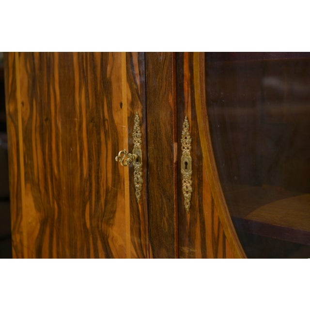 Neo-Classical Art Deco Wardrobe in Ebony Veneer, 1930s For Sale - Image 10 of 15