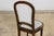French Louis XVI Style Walnut Dining Chairs, Blue Striped Linen Upholstery – Set of 6 For Sale - Image 14 of 18