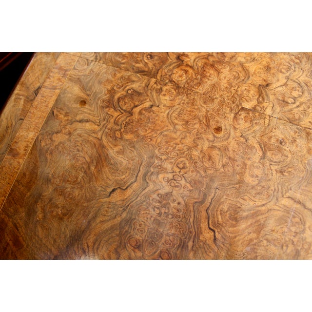 Queen Anne Period Burl Walnut Lowboy Table For Sale - Image 11 of 11