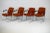 Space Age Armchairs with Chrome Steel Base and Burnt Orange Coating, 1970, Set of 4 For Sale - Image 18 of 18