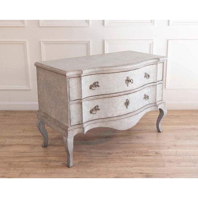 Late 18th-Century Swedish Baroque Chest of Drawers, circa 1790–1810 For Sale - Image 4 of 10
