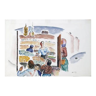 Pour Stempeniou de Cholem Aleikhem 10, Emmanuel Mane,Katz Lithograph For Sale