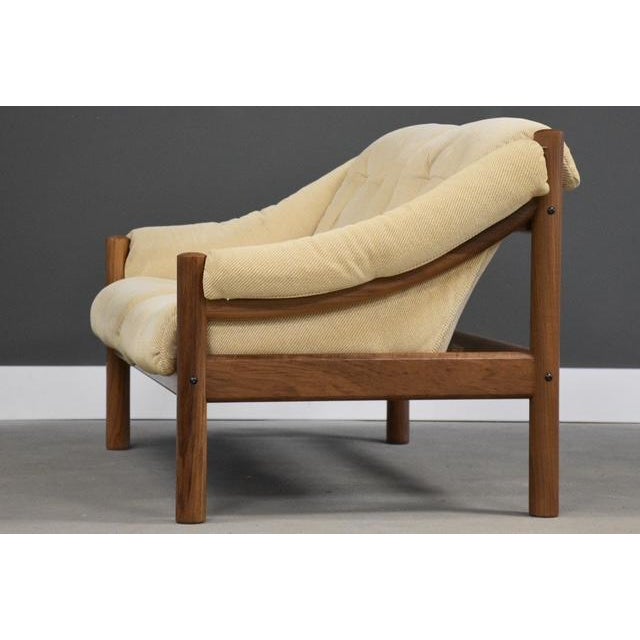 Mid-Century Modern 1960s Danish Modern Teak Loveseat Sofa by Domino Mobler For Sale - Image 3 of 9