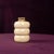 Cream Speckled Ceramic and Brass Table Lighter by Tommaso Barbi, 1970s For Sale - Image 10 of 15