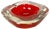 Murano Glass Faceted Sommerso Ashtray, Italy, 1970s For Sale