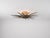 Mid-Century Modern Mid-Century Gilt Metal Sunburst Flush Mount, 1960s For Sale - Image 3 of 9