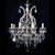 Gold Maria Teresa Chandelier with 8 Lights in Bohemian Crystal, 1950s For Sale - Image 8 of 11