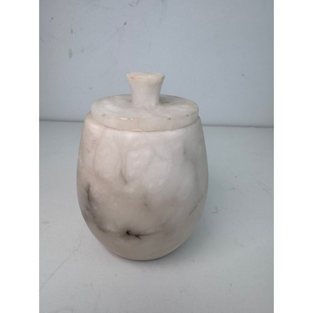 Contemporary Alabaster Jar For Sale - Image 3 of 8
