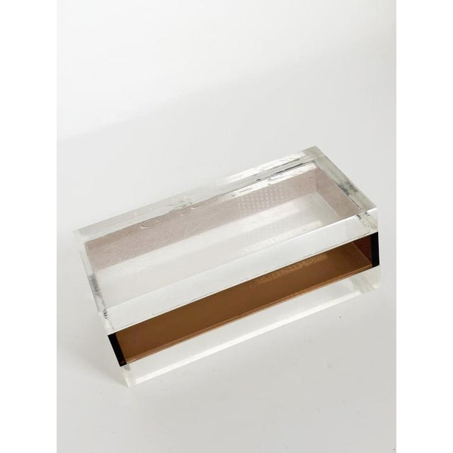 Mid-Century Modern French Altuglas Box, France, 1970s For Sale - Image 9 of 12