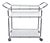 Vintage Serving Trolley attributed to Tjerk Reijenga for Pilastro, 1980s For Sale