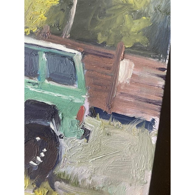 American Colorado Jeep Cherokee — Original Oil Painting by Bezhan Urfonov For Sale - Image 3 of 5