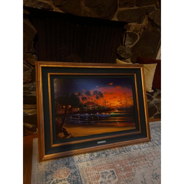 1980s 1980s Lahaina Twilight by Al Hogue For Sale - Image 5 of 9