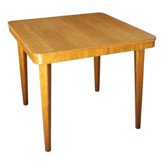 Mid-Century Extendable Dining Table in Oak from Jitona, Former Czechoslovakia, 1968 For Sale