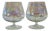 Vintage 1960s Iridescent Brandy Snifters, Pair For Sale