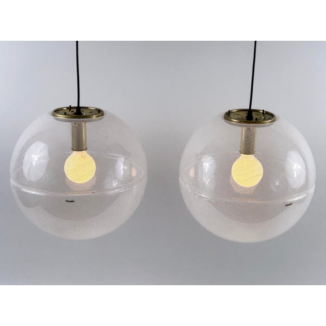 Mid-Century Modern Sfera Pendant Lamps from Guzzini, Italy, 1970s For Sale - Image 15 of 18