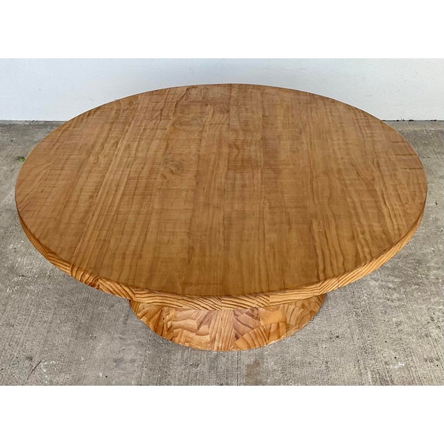 Vintage Puzzle Wood Coffee Table For Sale - Image 12 of 12