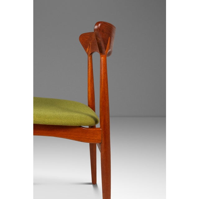 Rare Danish Mid-Century Modern Side / Desk Chair in Teak Attributed to Knud Færch for Slagelse Møbelvaerk, Denmark, C. 1960s For Sale - Image 15 of 18