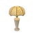 2000 - 2009 Natural White Cream Marble Stone Round Base Table Lamp For Sale - Image 5 of 6