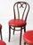 Vintage Mid-Century ZPM Radomsko Bentwood Dining Chairs Set of 4 With Red Seats For Sale - Image 17 of 18