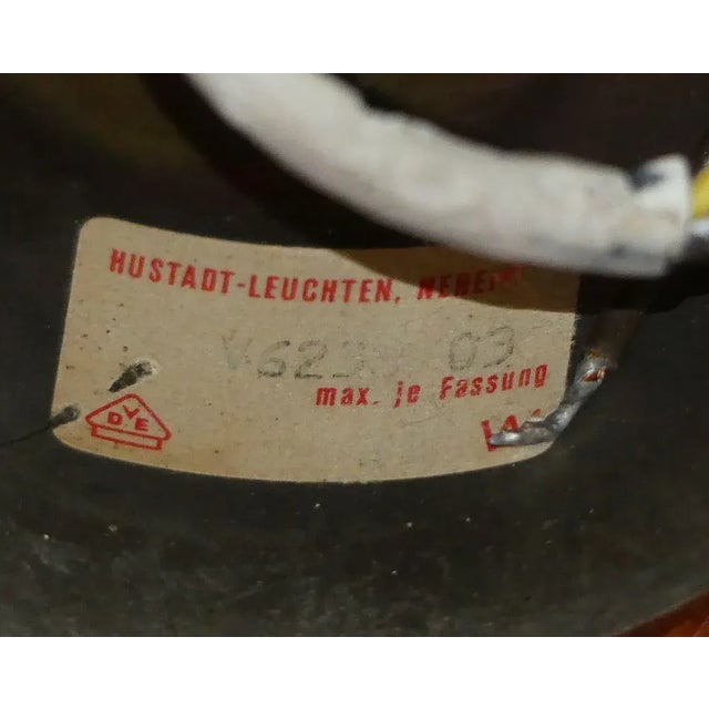 Vintage Chrome and Glass Dome Ceiling Lamp from Hustadt Leuchten, 1970s For Sale - Image 6 of 12