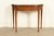 English Baker Furniture Federal Inlaid Mahogany Flip-Top Console or Game Table For Sale - Image 3 of 17