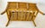 Vintage Bent Bamboo & Rattan Magazine Rack With Hand-Braided Wicker, Mid-Century For Sale - Image 10 of 13