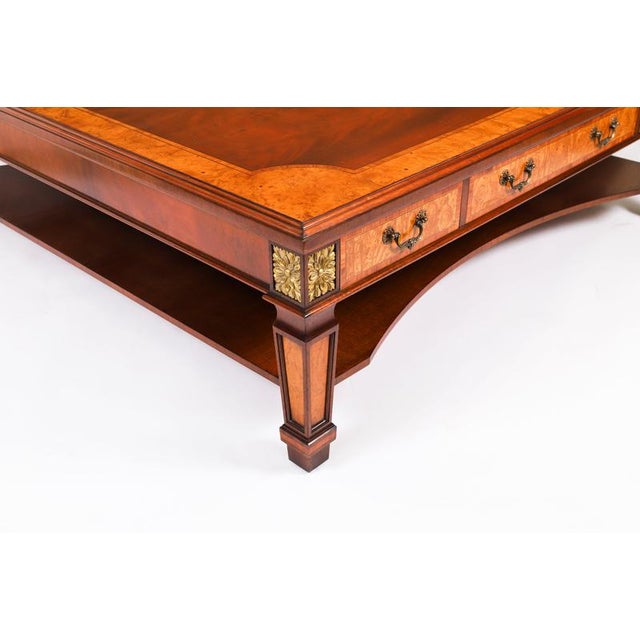 Large Burr Walnut Coffee Table by Charles Barr, 20th Century For Sale - Image 17 of 18