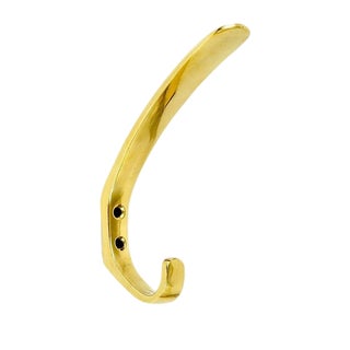 Mid-Century Austrian Wall Coat Hook in Brass by Hertha Baller, 1950s For Sale