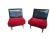 Wood Vintage Two-Tone Armchairs, 1950s, Set of 2 For Sale - Image 7 of 11