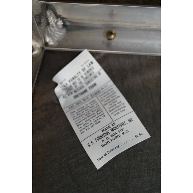 Metal US Furniture Industries Chrome Dining Chairs - 6 For Sale - Image 7 of 9