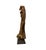 Sienna Chinese Cypress Wood Carved Bodhisattva Kwan Yin Tara Statue For Sale - Image 8 of 10