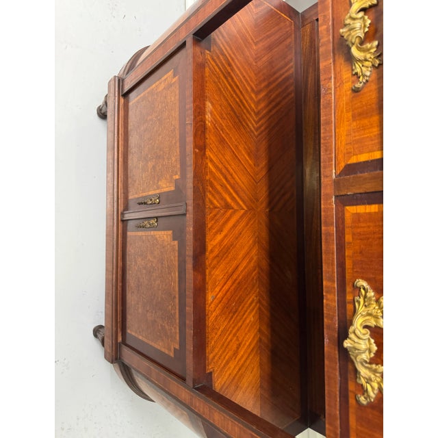 1920s French Louis XVI Style Marble Top Server For Sale - Image 4 of 7