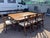 Brown Mahogany Dining Table and Chairs, Set of 9 For Sale - Image 8 of 18