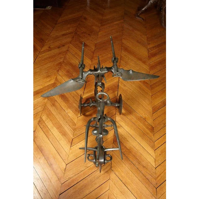 Solid Bronze Sculpture by Victor Roman, 1970s For Sale - Image 6 of 11