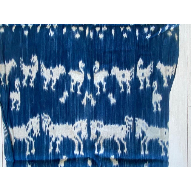 Indigo Cotton Sumba Textile For Sale - Image 12 of 18