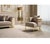 Casa Milano Asos 3-Piece Luxury Italian Living Room Set in Beige & Gold For Sale - Image 14 of 17