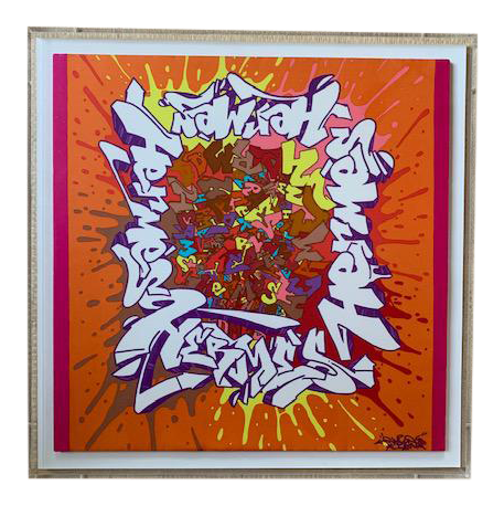 hermes graffiti scarf