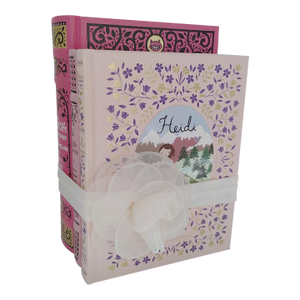Barnes & Noble Collectible Classics: Alice's Adventures in Wonderland, a Little Princess & Heidi Leather Gold Gilt Hardcover Gift Set of 3