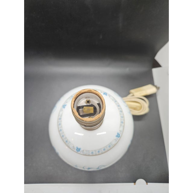 Vintage Porcelain Haviland Limoges Boudoir Lamp